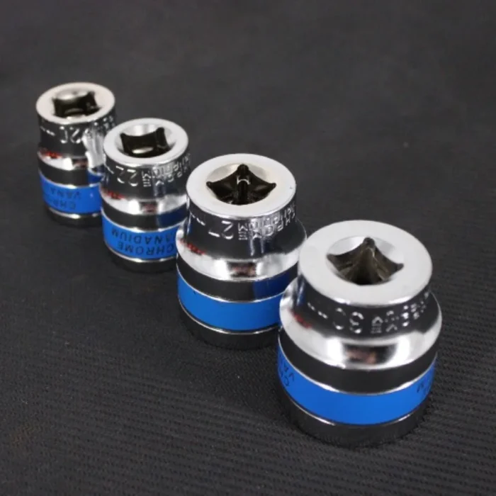 Conjunto de Ferramentas Soquete Catraca 1/2 22 Pçs Carros Stels Ferramenta Profissional - Imagem 5